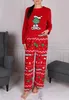 Grinch Weihnachtspyjama für Damen, rot, zweiteilig, WARMES Produktbild-Vorschau 6