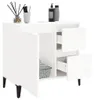 vidaXL Badschrank Weiß 65x33x60 cm Holzwerkstoff Produktbild-Vorschau 4