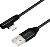 Kabel LogiLink USB - USB-C (M) úhlový na USB (M) Náhled obrázku produktu 2