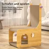 Kratzbrett, 2in1 Haustierbett, L-förmiges Katzenbett, Produktbild-Vorschau 9
