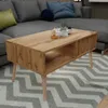 Skandinavischer Couchtisch Lamellen EICHE WOTAN Tisch Loft Produktbild-Vorschau 2