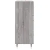 vidaXL Sideboard Grau Sonoma 34,5x34x90 cm Holzwerkstoff Produktbild-Vorschau 7