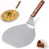 Pizzaschieber, Pizzaschieber aus Edelstahl mit Holzgriff, Produktbild-Vorschau 3