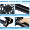 ZMH Duschkopf Schwarz mit 1,5 m Schlauch Runde Handheld Produktbild-Vorschau 7