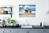 MuchoWow® Poster Hirsche - Meer - Wasser - Sand 80x60 cm - Produktbild-Vorschau 3