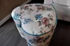 Design Hocker Pouf Carl Svensson Herzform Türkis Creme Produktbild-Vorschau 5