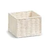 Zeller Aufbewahrungskörbchen, 2-er Set, weiß, 16 x 16 x 11; Produktbild-Vorschau 3