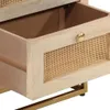 The Living Store Nachttisch 40x30x50 cm Massivholz Mango Produktbild-Vorschau 8
