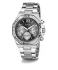 Guess Herren Multifunkion Armbanduhr EQUITY silber, schwarz Produktbild-Vorschau 2