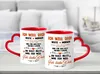 Tasse mit Herz-Henkel Liebes-Spruch Ich will dich heute Produktbild-Vorschau 3