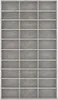 vidaXL Armadio CD grigio cemento 102x16x177,5 cm Materiale Anteprima dell’immagine prodotto 3