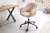 Höhenverstellbarer Design Bürostuhl EUPHORIA champagner Produktbild-Vorschau 5