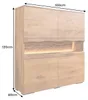 riess-ambiente Highboard GRAND 120cm braun massives Produktbild-Vorschau 7