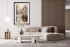 Beiges Boho-Poster Gras Bild schwarzer Rahmen 70x100 Produktbild-Vorschau 3