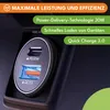 Ładowarka samochodowa KRUMAD USB-C PD 30 W + USB-A QC 3.0, Podgląd zdjęcia produktu 4