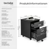 tectake® Rollcontainer Vagur mit 2 Schubladen für Dokumente Produktbild-Vorschau 5