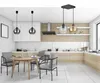 LUXOLAR Pendelleuchte 2 flammig Schwarz, Led Deckenlampe Produktbild-Vorschau 4