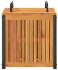 vidaXL Zahradní box 45x45x45/53 cm z masivního dřeva akácie Náhled obrázku produktu 5