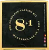 A black box with gold lettering and accents, featuring text about a tasting kit and masterclass. Produktbild-Vorschau