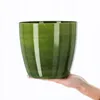 KADAX Doniczka Osłonka Donica 14cm Na Kwiaty Zielona marmur Podgląd zdjęcia produktu 5