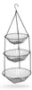 Relaxdays Obstkorb hängend, H x D: 73 x 28 cm, 3 Etagen, Produktbild-Vorschau 9