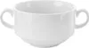 A white soup bowl with two handles is shown against a white background. Anteprima dell’immagine prodotto