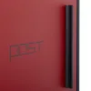 Relaxdays Briefkasten rot modern Zweifarben Design, DIN-A4 Produktbild-Vorschau 8