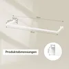 EUGAD Kleiderstange Wandmontage, Garderobe Rohr industrial, Produktbild-Vorschau 2