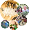 3 PCS/set Mini Garden Hand Tool Kit Plant Gardening Wood Voir les images du produit 7
