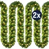 Casaria Ghirlanda di Natale Illuminazione 2x 5m 100 LED Anteprima dell’immagine prodotto 1
