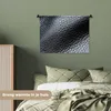 MuchoWow® Wandteppich Wandbehang Leder - Textur - Schwarz - Produktbild-Vorschau 4