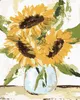 Zuty - Malen nach Zahlen - SONNENBLUMEN IN EINER VASE 2 Produktbild-Vorschau 1