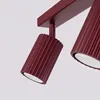 Plafonnier KARBON 3L bordeaux 3xGU10  10W aluminium Voir les images du produit 7