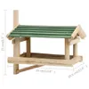 vidaXL Krmítko pro ptáky z masivního dřeva 35x29,5x21 cm Náhled obrázku produktu 6