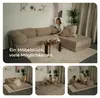 Masseno Ecksofa ETERA mit Metallgestell, Modulares Produktbild-Vorschau 6