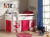 Rosa Vorhang mit Blumenmuster für Kinderzimmer, Ergänzung Produktbild-Vorschau 4
