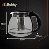 Ruhhy 26066 Teiera con colino, 2 l Anteprima dell’immagine prodotto 2