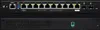 The image shows the front and back views of a black network router on a black background. Podgląd zdjęcia produktu