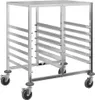 Tablettwagen mit 12 GN-Behältern 75x55x87 cm Edelstahl Produktbild-Vorschau 7