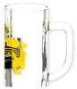Borussia Dortmund BVB Bierglas Bierkrug Skyline Produktbild-Vorschau 2