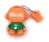 Onwomania Musicman Musik Kopfhörer Männchen Fugur orange Produktbild-Vorschau 4