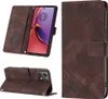Hülle für Motorola Moto G84 Prägung Flip Leder Brieftasche Produktbild-Vorschau 1
