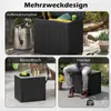 COSTWAY Coffre de jardin 96L, Coffre à coussins avec Voir les images du produit 4