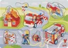 GOKI Holzpuzzle Feuerwehrleute in Aktion Produktbild-Vorschau 1