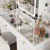 Schminktisch mit Großer Glasplatte und 3 Farbe Beleuchtung, Produktbild-Vorschau 2
