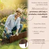 Floranica drevený okraj záhona 20 x 200 cm hnedý flexibilný Náhľad obrázku produktu 5