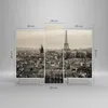 Bild auf Leinwand - Leinwandbild - Paris Stadt Zuhause - Produktbild-Vorschau 3