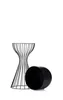 HowHomely | Portafiori - metallo - altezza 46 cm - nero - Anteprima dell’immagine prodotto 5