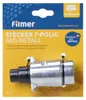 Stecker 7 polig Metall silber 98 x 35 x 50 mm Produktbild-Vorschau 5