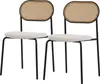 ML-Design jedálenské stoličky set 2, béžová, kuchynská Náhľad obrázku produktu 1